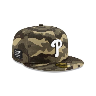 Sapca New Era Philadelphia Phillies MLB Armed Forces Weekend 59FIFTY Fitted - Verzi